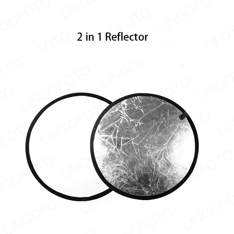 Reflector Disc Silver - 2 Trong 1 40Cm Thu Gọn