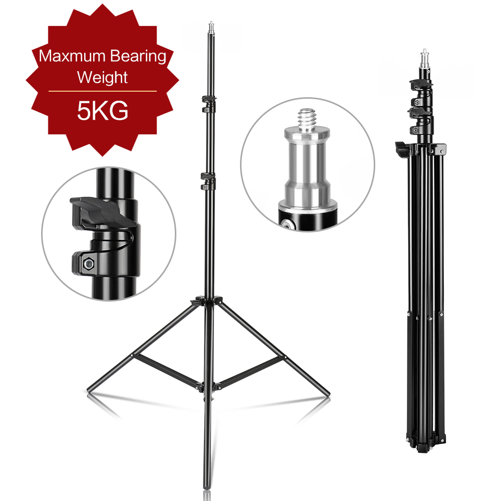 240CM/7.9FT Ốc Vít 1/4 Chụp Ản - đánh giá và giá Photography Video Lighting Kit With Adjustable Tripod Stand