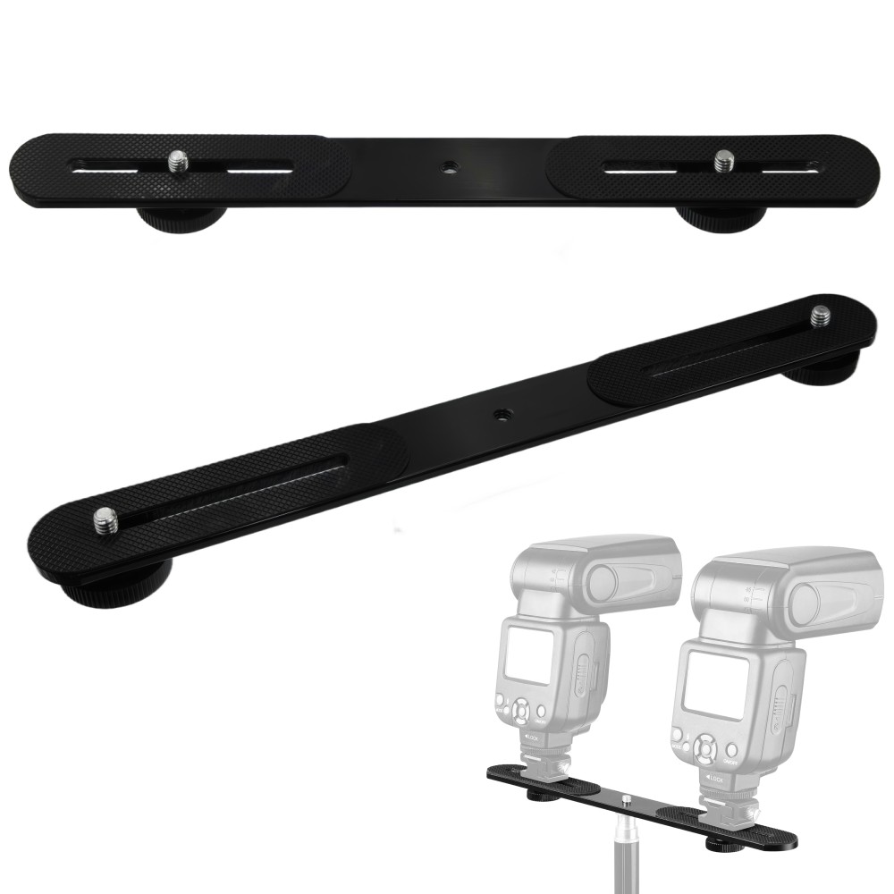 Dual Flash Bracket 1/4'' Screw - đánh giá và giá Photography Video Lighting Kit With Adjustable Tripod Stand