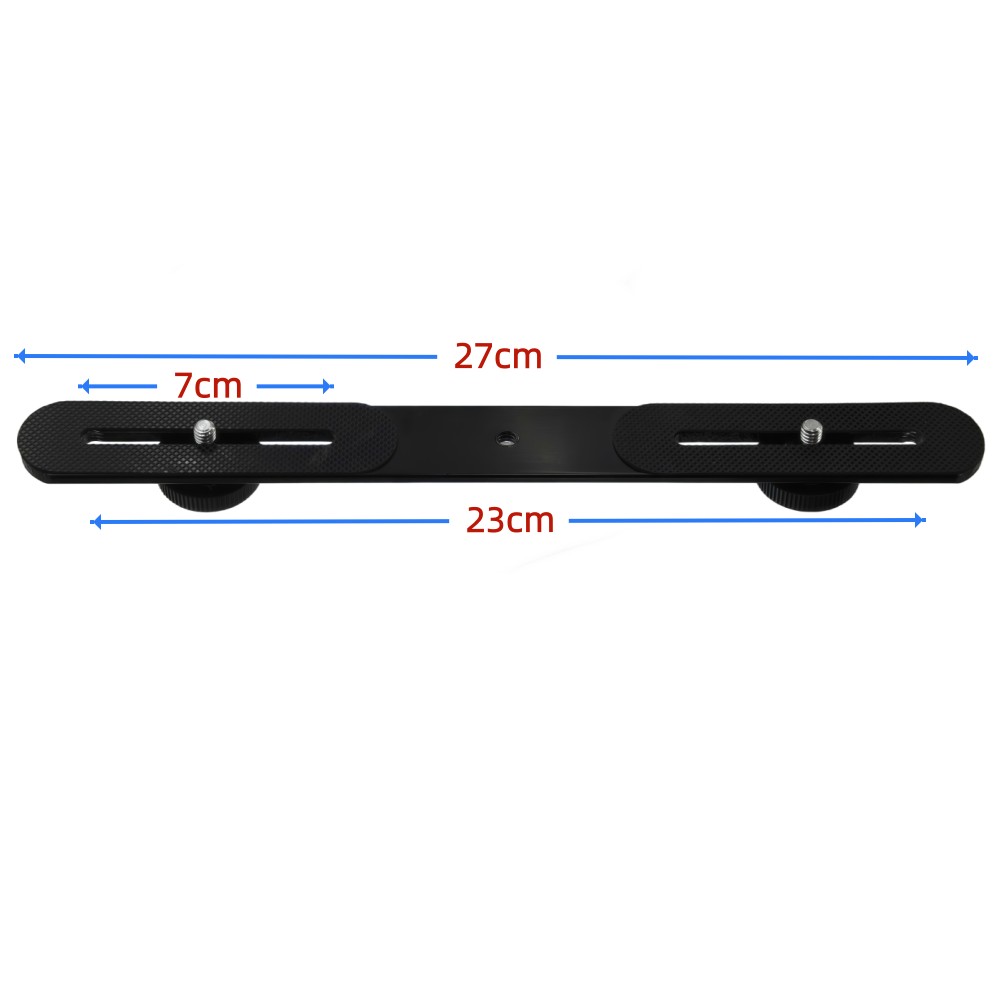 Dual Flash Bracket 1/4'' Screw - đánh giá và giá Photography Video Lighting Kit With Adjustable Tripod Stand