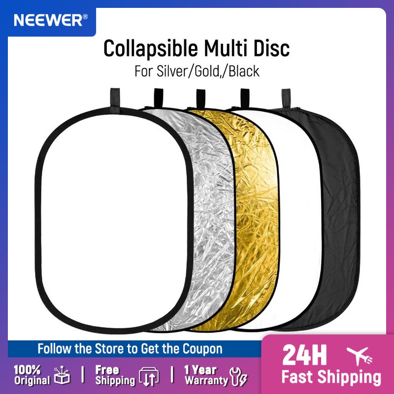 NEEWER Light Reflectors for Ph - đánh giá và giá Reflector Disc Silver