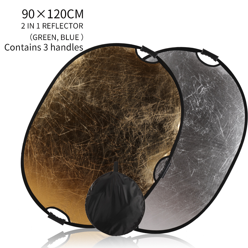 Portable 2-in-1 35x47inch/90x1 - đánh giá và giá Reflector Disc Silver