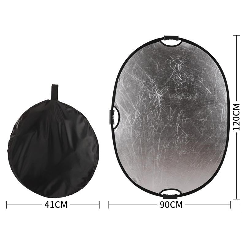 Portable 2-in-1 35x47inch/90x1 - đánh giá và giá Reflector Disc Silver