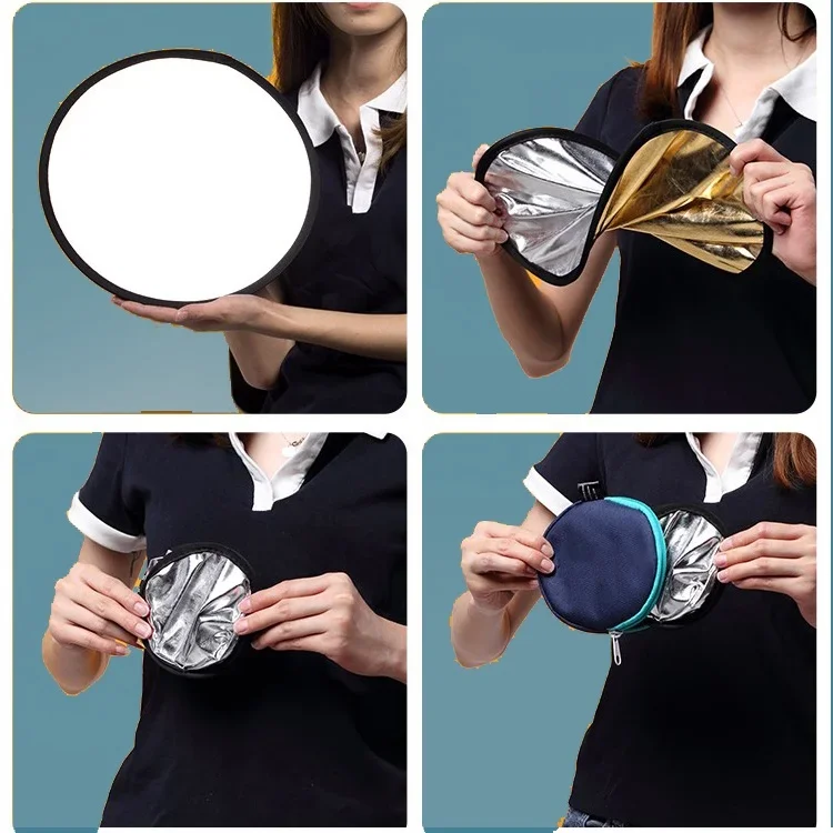 TENWISH Photography Mini Refle - đánh giá và giá Reflector Disc Silver