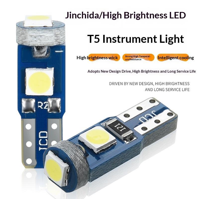 10Pcs T5 Led Bulb Canbus W3W 7 - đánh giá và giá Interior Photography Lighting
