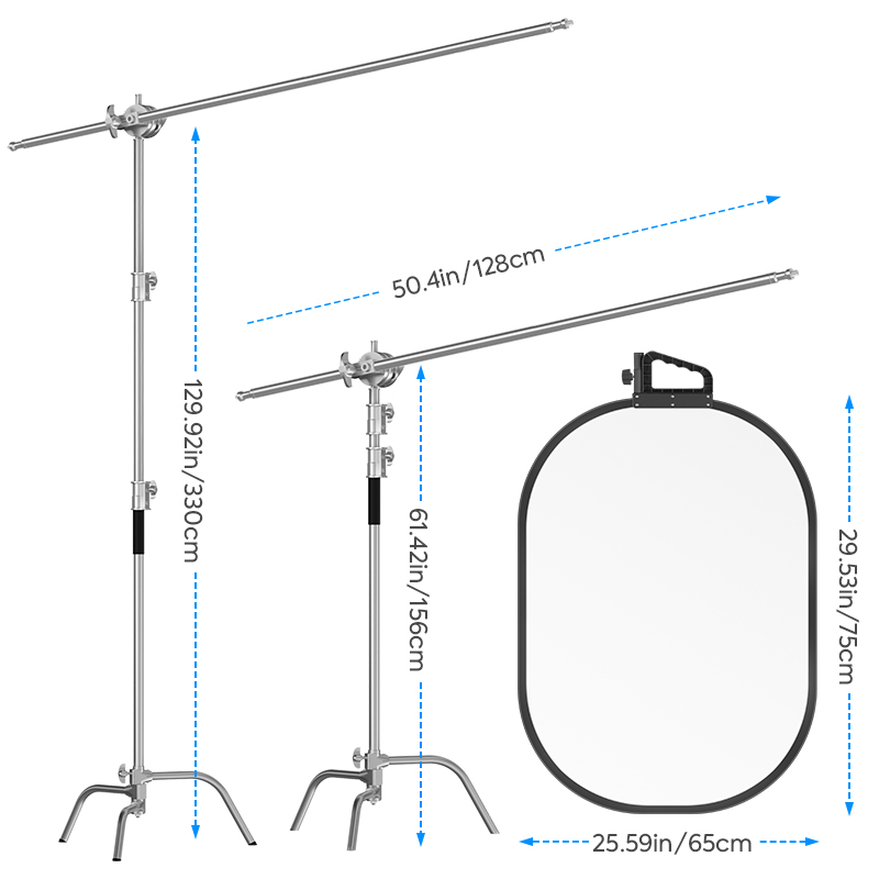 25*29in Light Reflector Stand  - đánh giá và giá Reflector Disc Silver