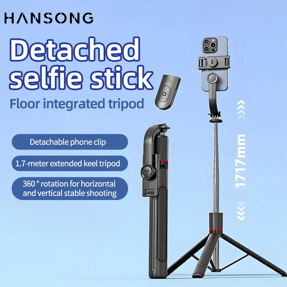 Foldable Selfie Stick Doule LE - đánh giá và giá Photography Video Lighting Kit With Adjustable Tripod Stand