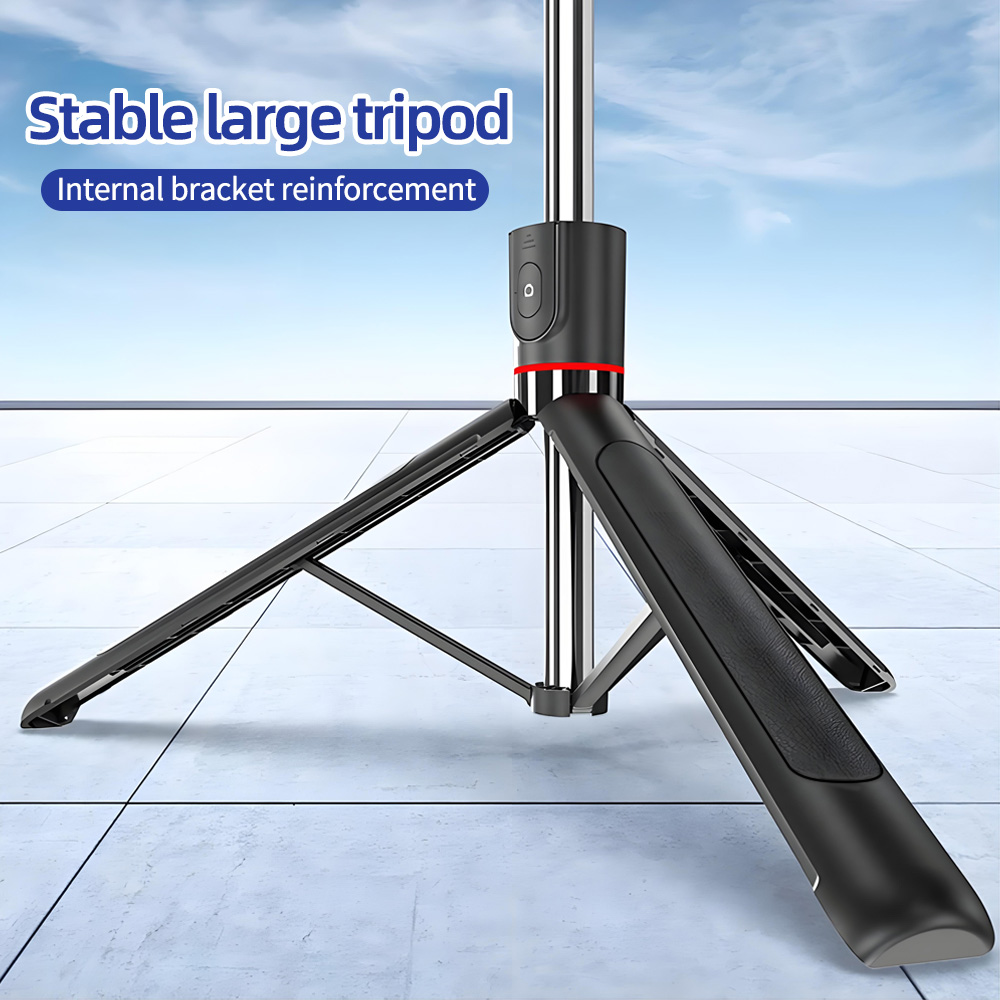 Foldable Selfie Stick Doule LE - đánh giá và giá Photography Video Lighting Kit With Adjustable Tripod Stand