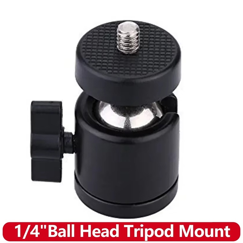 Universal Mini Metal Ball Head - đánh giá và giá Photography Video Lighting Kit With Adjustable Tripod Stand