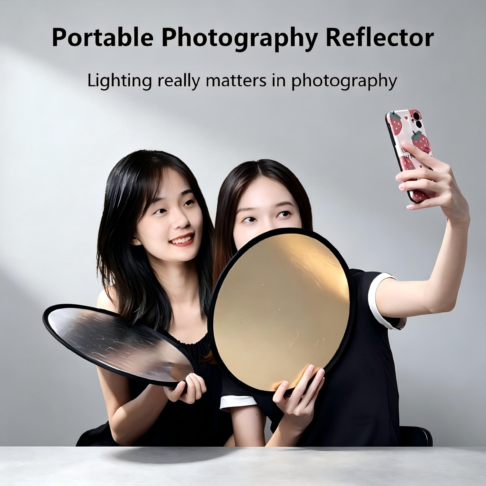 30、60cm Round Dual‑Sided Silve - đánh giá và giá Reflector Disc Silver