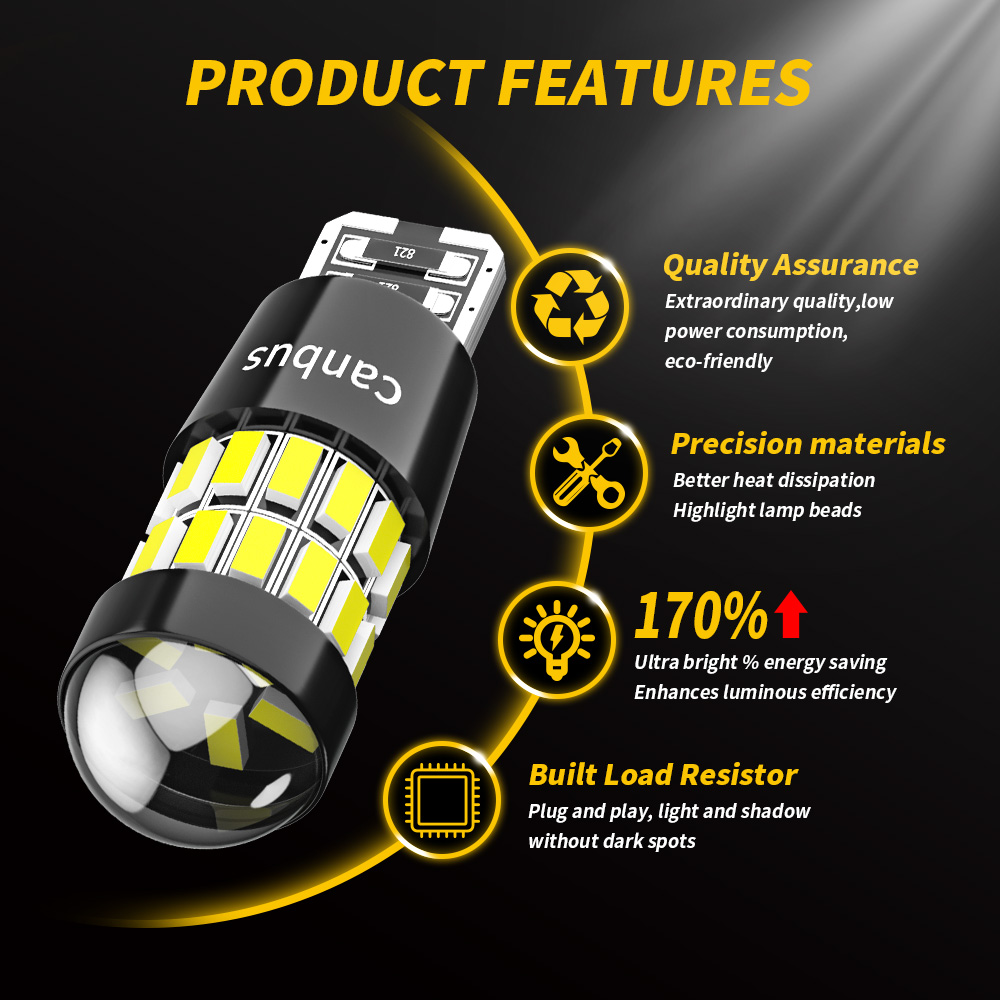 DXZ 2PCS W5W T10 LED Bulbs Len - đánh giá và giá Interior Photography Lighting