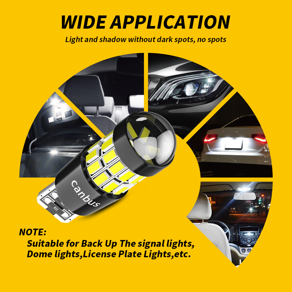 DXZ 2PCS W5W T10 LED Bulbs Len - đánh giá và giá Interior Photography Lighting