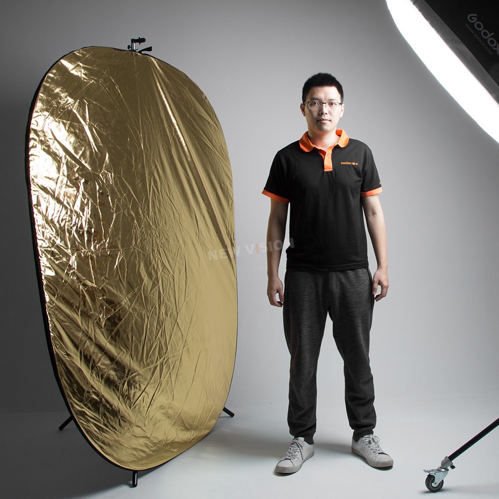 Godox 2in1 150x200cm Gold and  - đánh giá và giá Reflector Disc Silver