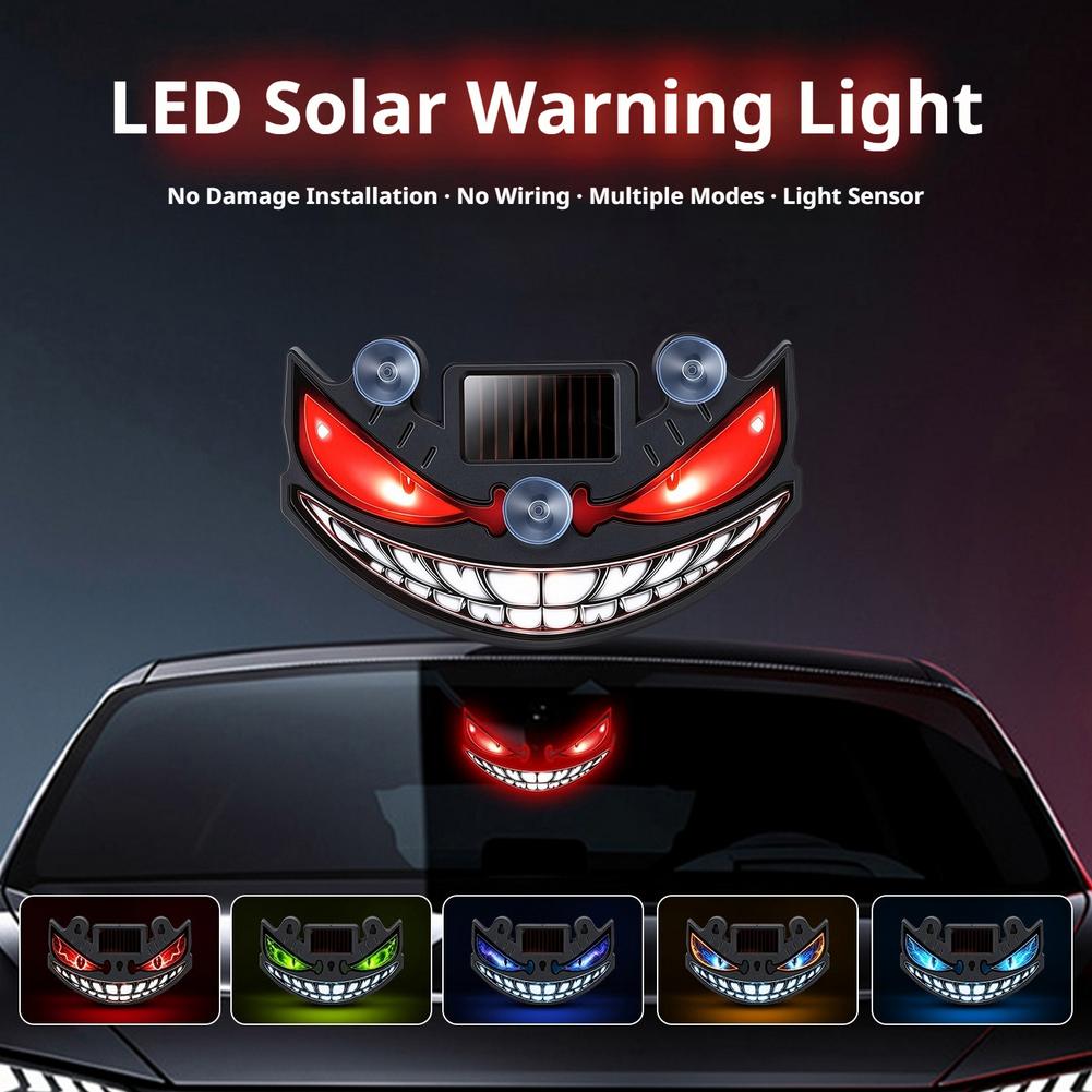 Solar Devil Eye Car LED Decor  - đánh giá và giá Interior Photography Lighting