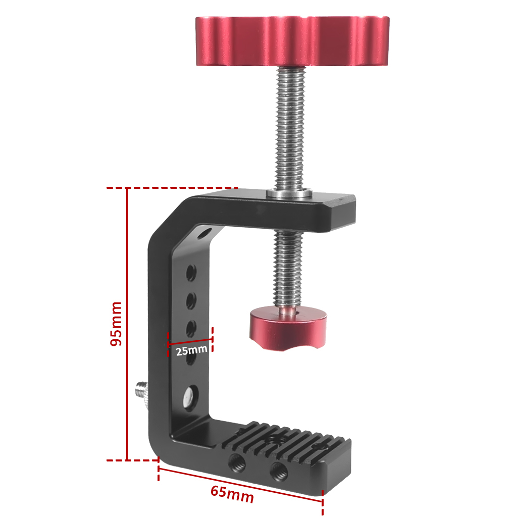 Heavy Duty Desktop C-Type Clam - đánh giá và giá Photography Video Lighting Kit With Adjustable Tripod Stand