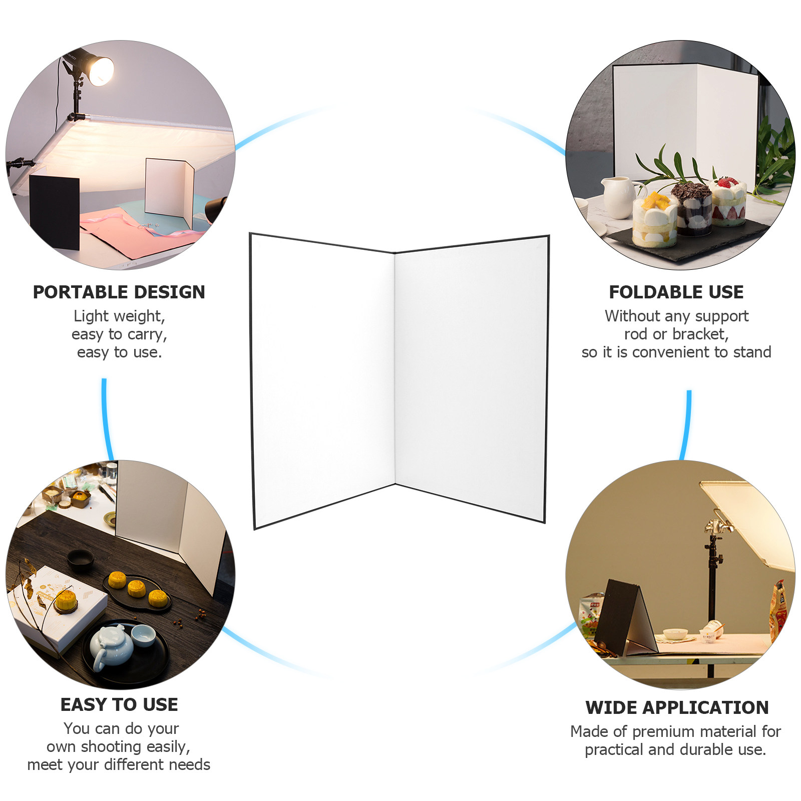 A3 Foldable Photography Cardbo - đánh giá và giá Photography Lighting For Food