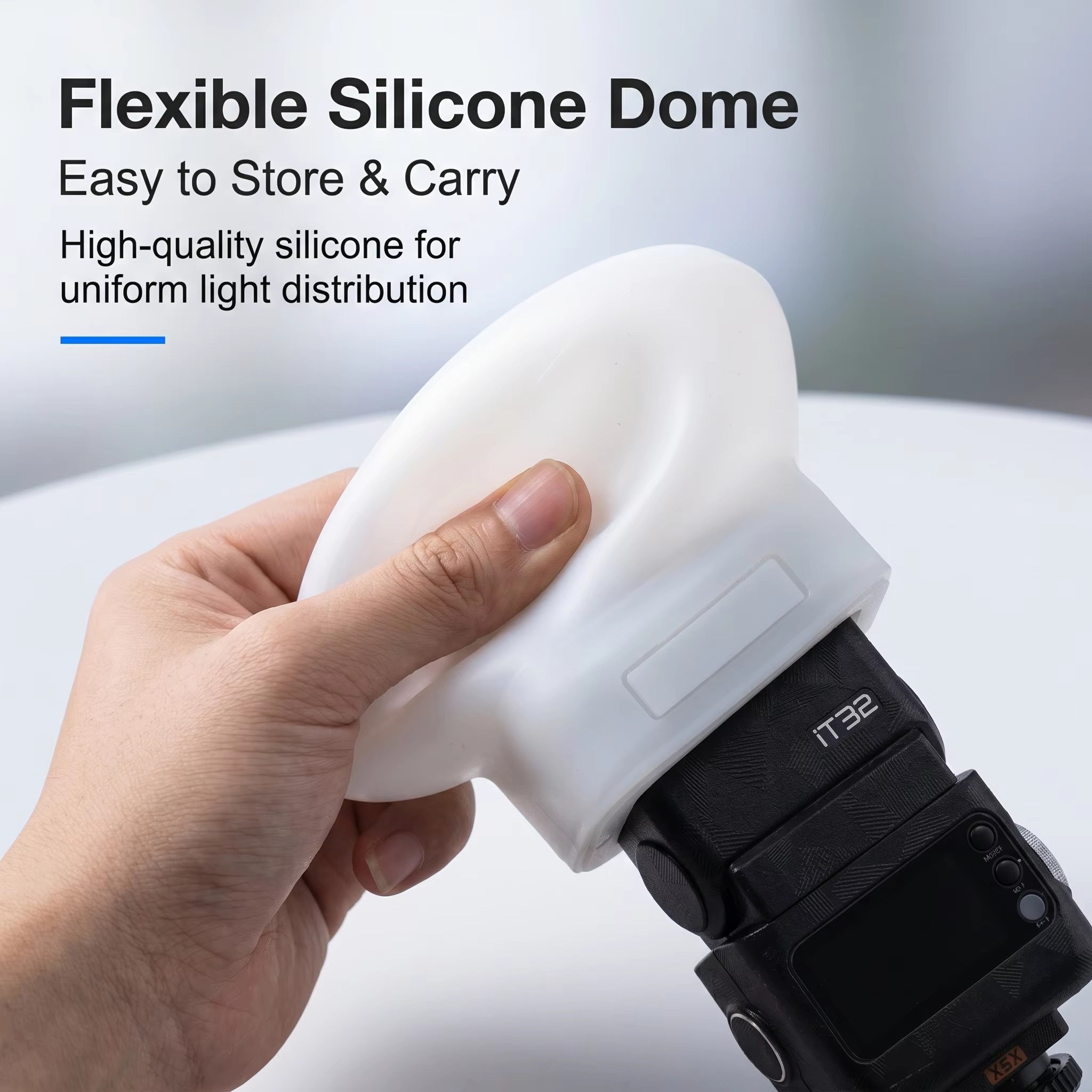 Silicone Flash Diffuser Cover  - đánh giá và giá Photography Lighting Godox
