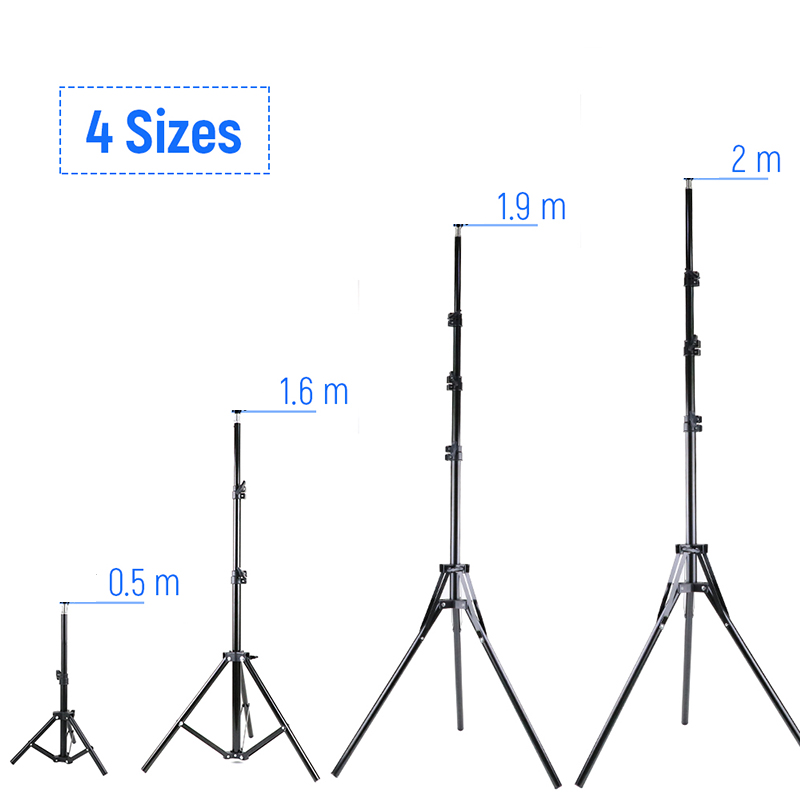 200Cm 160Cm 50Cm Chụp Ảnh Trip - đánh giá và giá Photography Video Lighting Kit With Adjustable Tripod Stand