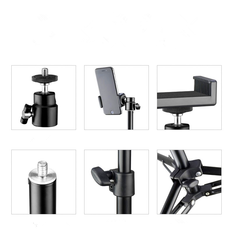 200Cm 160Cm 50Cm Chụp Ảnh Trip - đánh giá và giá Photography Video Lighting Kit With Adjustable Tripod Stand