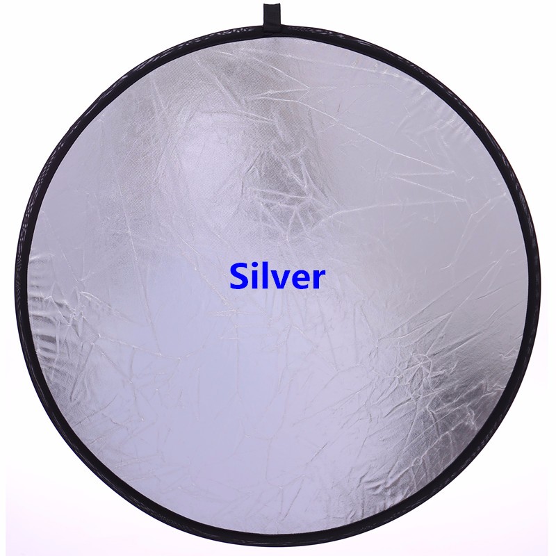 60cm 2in1 Handhold Multi Colla - đánh giá và giá Reflector Disc Silver