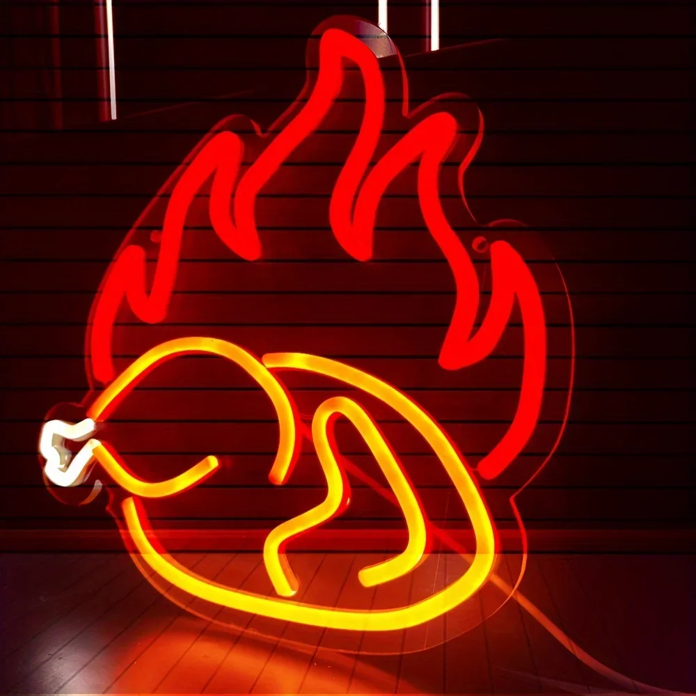 Roasted Chicken Neon Light Sig - đánh giá và giá Photography Lighting For Food
