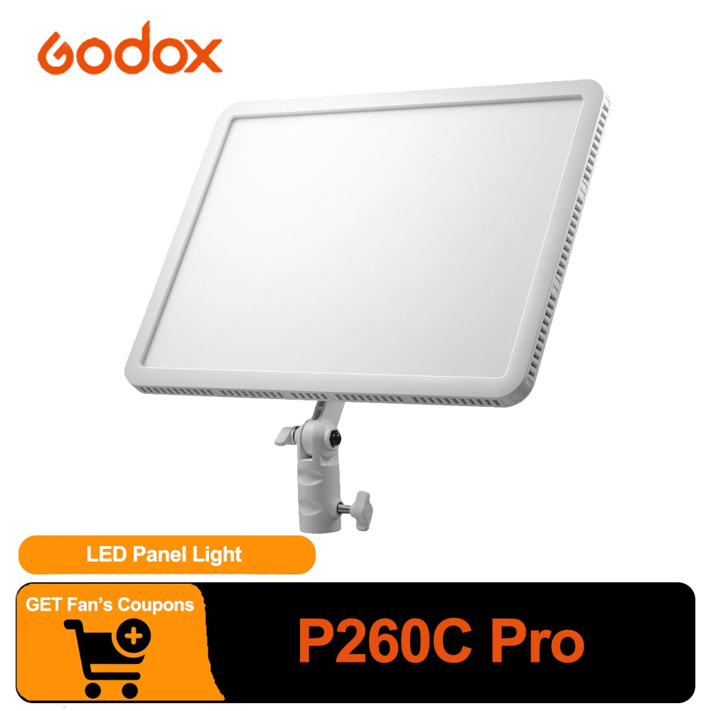 Godox P260C PRO LED Light Pane - đánh giá và giá Photography Lighting Godox