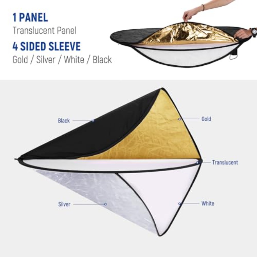51 Inch/130 Centimeter Light R - đánh giá và giá Reflector Disc Silver