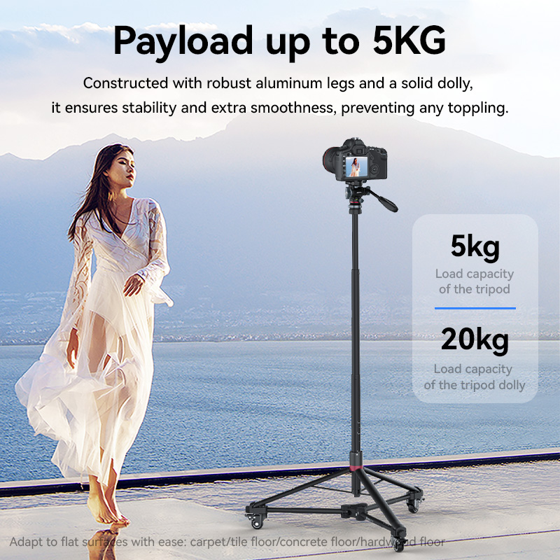 ​Ulanzi AT-02 Portable Tripod  - đánh giá và giá Photography Video Lighting Kit With Adjustable Tripod Stand