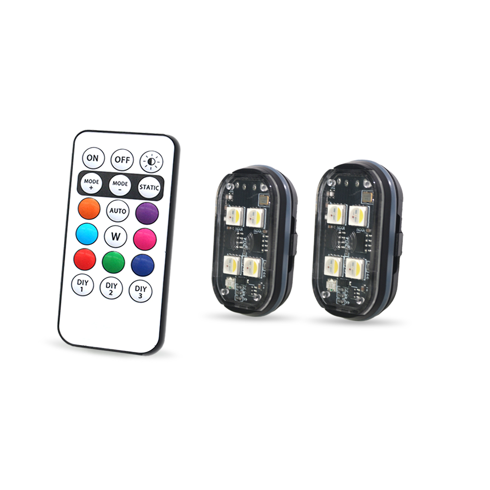 2Pc RGB Car Ambient Light, Col - đánh giá và giá Interior Photography Lighting