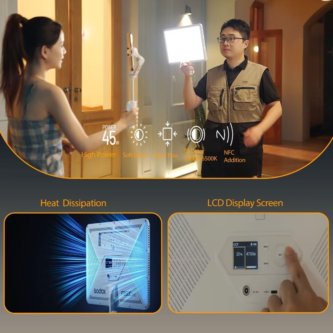 Godox P260C Pro LED Video Ligh - đánh giá và giá Photography Lighting Godox