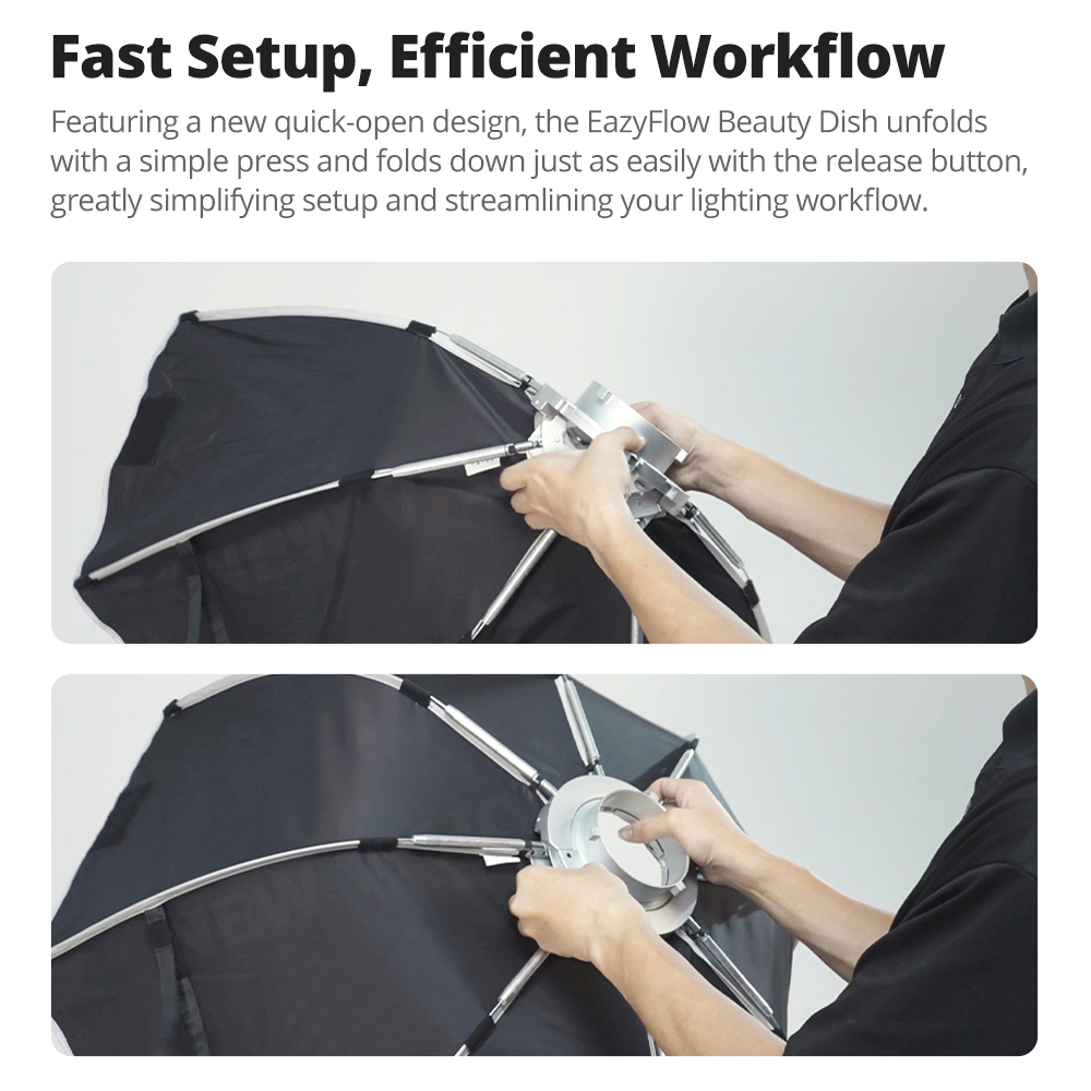 New Godox EazyFlow Beauty Dish - đánh giá và giá Photography Lighting Godox