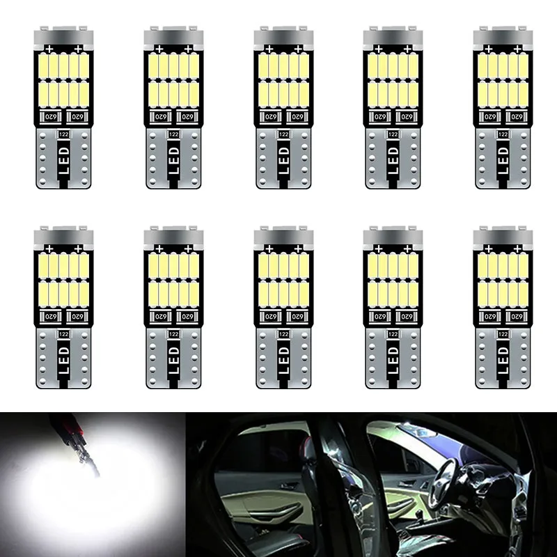 10pcs T10 W5W 194 501 Led Canb - đánh giá và giá Interior Photography Lighting