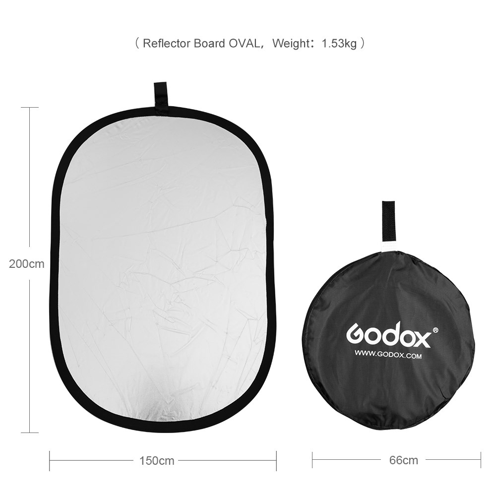 Godox 2in1  Gold and Silver Ov - đánh giá và giá Reflector Disc Silver