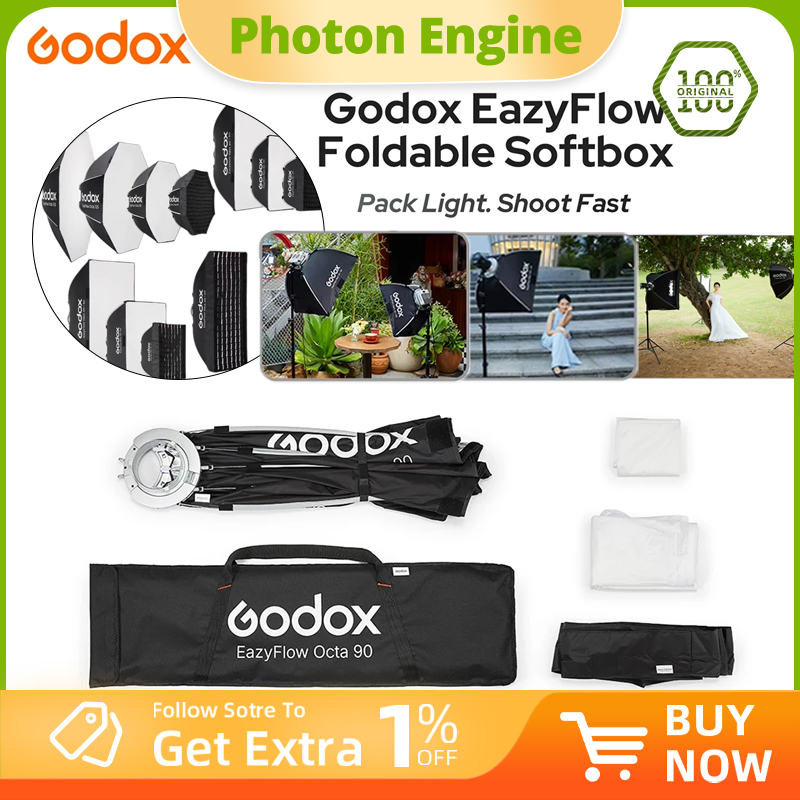 Godox EazyFlow series Foldable - đánh giá và giá Photography Lighting Godox