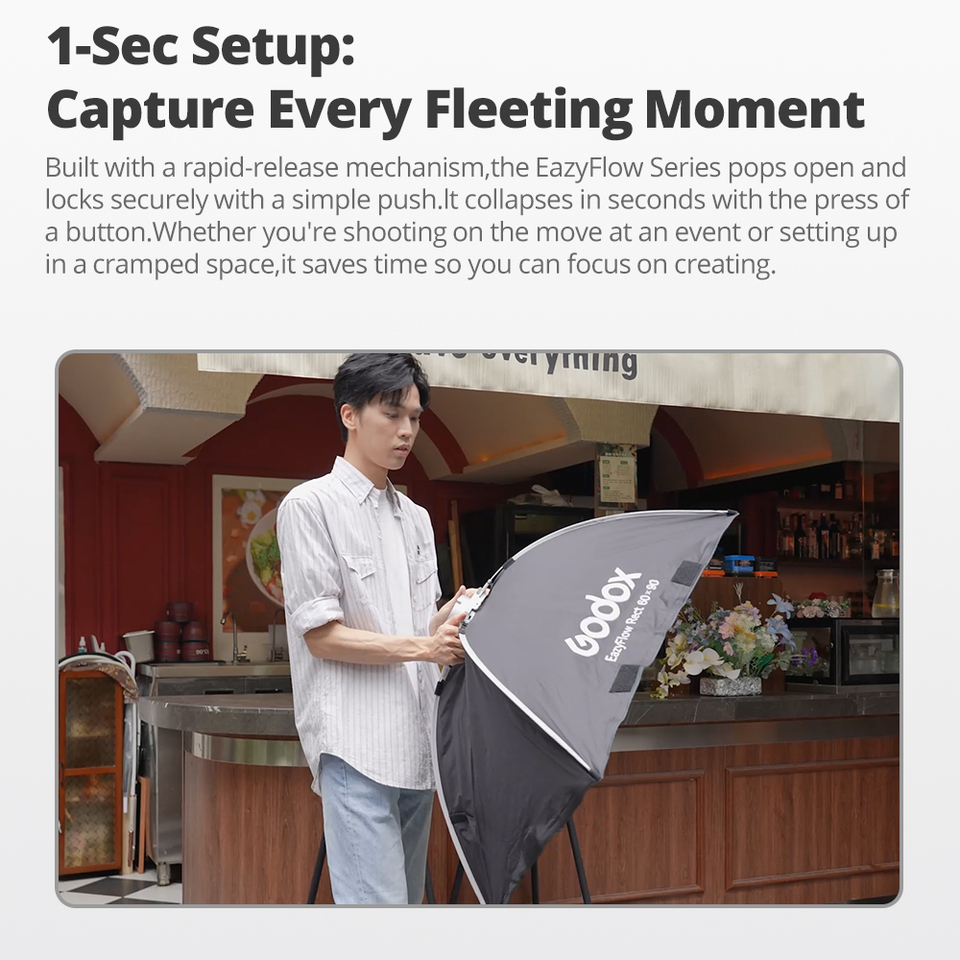 Godox EazyFlow series Foldable - đánh giá và giá Photography Lighting Godox