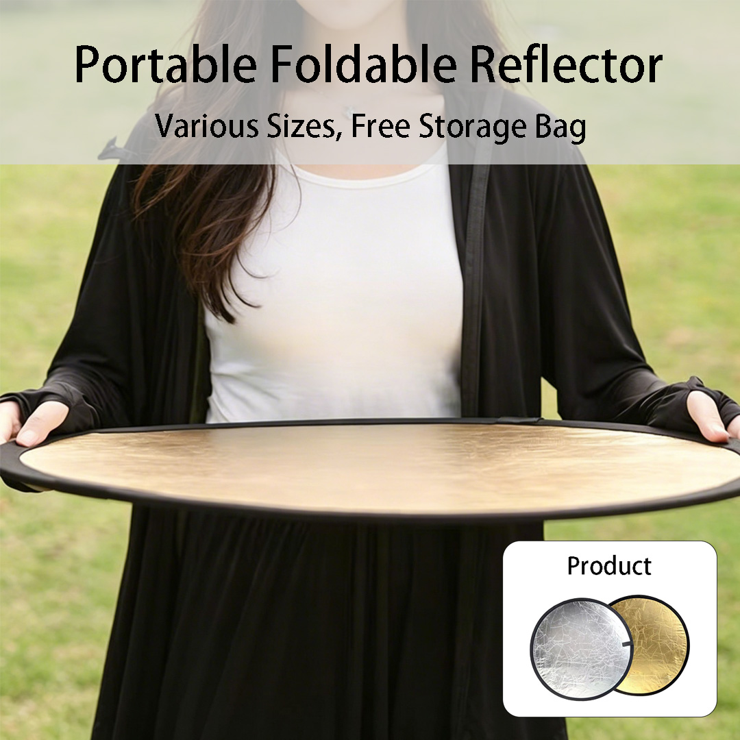 30、60cm Round 2‑in‑1 Silver Wh - đánh giá và giá Reflector Disc Silver