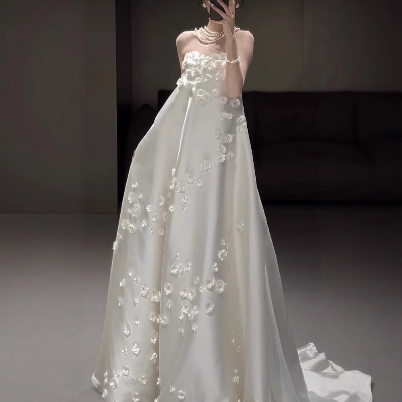 French Strapless Satin Wedding - đánh giá và giá Photography Lighting Basics
