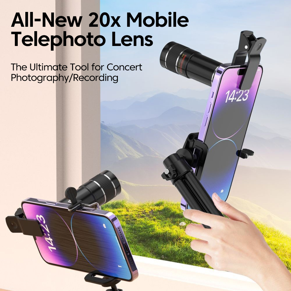 Universal 20x Telephoto Phone  - đánh giá và giá Photography Lighting Definition
